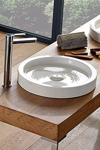 Aufsatzwaschtisch, weiß, Scarabeo Bucket 8810