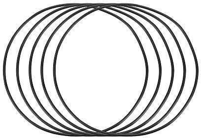 sourcing map 5 Stück Nitrilkautschuk O-Ring Metrische Dichtung Gummi 78mm Außendurchm. 75mm Innendurchm. 1.5mm Breite
