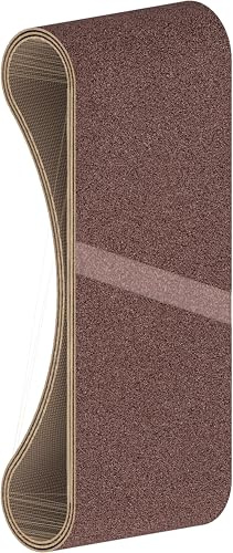 Bosch 3x PRO X440 Schleifband, 100 x 552 mm, G80, 3-tlg. | für Farbe auf Holz, Körnung 80, Professional Zubehör Bandschleifer