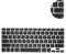 MiNGFi Protector de Teclado Silicona alemán QWERTZ para MacBook Pro 13 A1278/A1425/A1502(2008–2017) Air 13 A1369/A1466(2010–2017) Pro 15 A1398/A1286(2008–2015) Pro 17 A1297(2011) US/ANSI - Negro