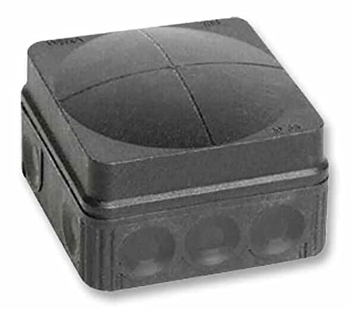 WISKA Combi 108/5/S 76 X 76 X 51MM Outdoor Junction Box Waterproof Black IP66