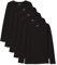 Berydale BD159 Camiseta de Manga Larga, Negro (Paquete de 3), XL (Pack de 3) para Mujer