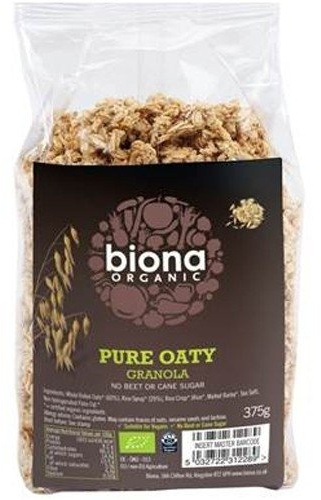 Biona Org Oaty Granola S/F 375g X 4 (Pack of 4)