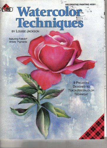 Watercolor Techniques, Decorative Painting #9391 (028995093913)