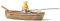 Preiser 28052 Angler im Boot