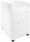 Optima Standcontainer in Weiß Rollschrank Büro Container Schubladen-Schrank