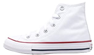 Converse Kids' Chuck Taylor All Star High Top, Optical White, 13 Little Kid