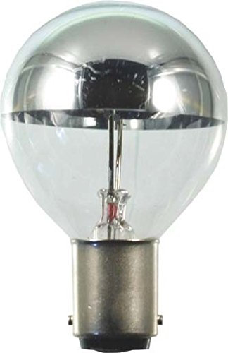 S+H OP-Lampe 40x62mm kuppenverspiegelt silber Sockel BA15d 24 Volt 40 Watt axial Operationslampe