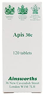 Ainsworths 30C Apis Homoeopathic Remedy - Pack of 120 Tablets