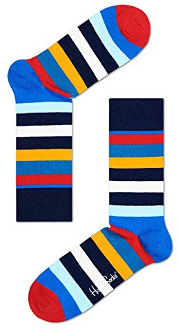 Happy Socks Unisex, STRIPE Socks, Gr. 36-40, blue (605)
