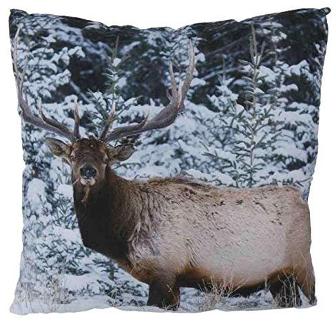 Geschenktrends Kissen Hirsch 40x40cm, 200g Füllung - Sofakissen, Dekokissen, Kissen mit Druck