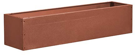 prima terra Hochbeet-Bausatz Edelrost PLANUS Maße 158x38cm Höhe 35cm
