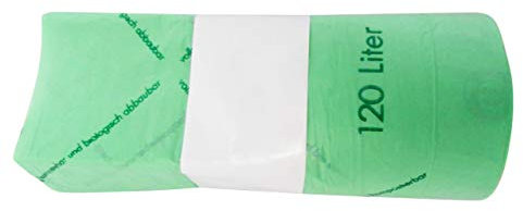 BioBag 120/140 Liter Einlegesack für die Biotonne- 10 Stück kompostierbar nach EN 13432