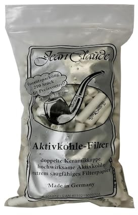 Jean Claude 9mm Aktivkohlefilter 210 Stück