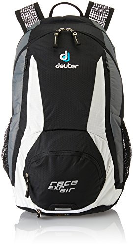 Deuter Race Exp Air Sac à Dos vélo Homme, Noir/Blanc, 12 + 3 L