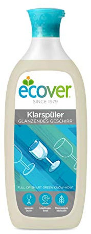 Ecover Ökologischer Klarspüler für Geschirrspülmaschinen, 6er Pack (6 x 500 ml)