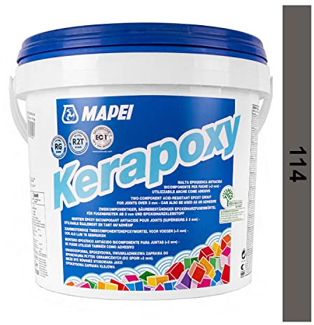 MAPEI Kerapoxy epoxy resin grout for tiles 2K 5 kg (Anhrazit No. 114)