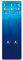 Bilderwelten Garderobe - Arctic Sun - Blau, Größe HxB:105cm x 34cm