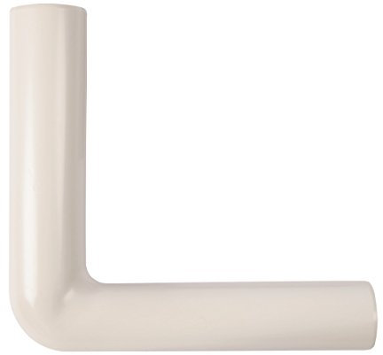 Sanitop-Wingenroth 21311 0 Anschlussbogen für Spülkasten | 390 x 350 mm | Kunststoff | Tiefspülkasten | WC, Toilette | Pergamon
