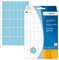 HERMA 2353 Vielzweck-Etiketten, 1120 Stück, 12 x 30 mm, 35 pro Bogen, selbstklebend, Haushaltsetiketten zum Beschriften, matt, blanko Papier Klebeetiketten Aufkleber, blau