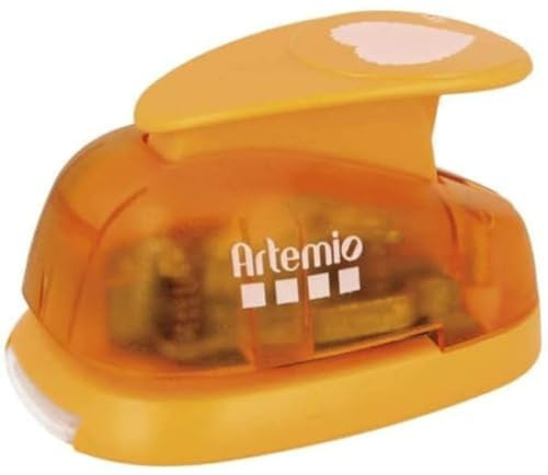 Artemio VIHCP903 Grande Perforatrice à Levier Coeur Plastique Multicolore 9,6 x 6,5 x 16 cm