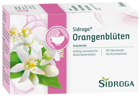 Sidroga Orangenblüten: Kräftig-aromatischer Kräutertee aus Orangenblüten, 20 Filterbeutel mit je 1,2g