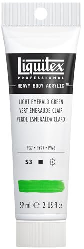 Liquitex Heavy Body Acrylic Paint 59ml Tube Light Emerald Green Series 3