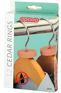 Apollo Cedar Rings 12pcs, Multi-Colour, 13x9.5x2