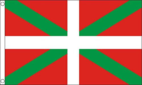 Bandera vasca de 1,5 m x 0,9 m