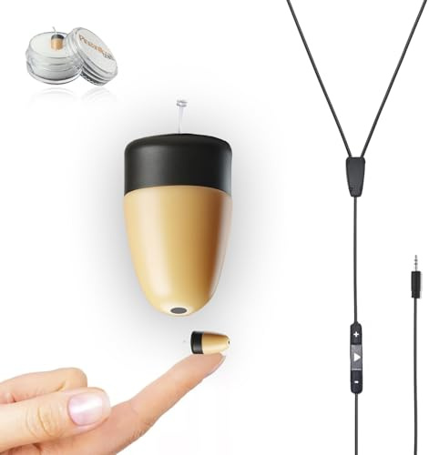 PinganilloMic VIP Pro Mini Oculto para Exámenes (Negro)