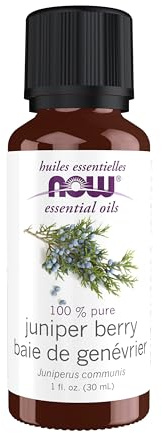 NOW Essential Oils, Juniper Berry Oil, Undiluted, Steam Distilled, 1 fl. oz
