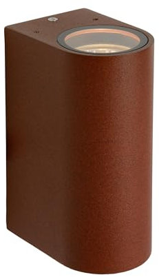 LUCIDE BOOGY - Wandstrahler/Wandleuchte Innen/Außen - 2xGU10 - IP44 - Rostfarbe