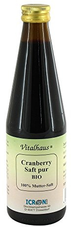 Cranberry Saft pur bio Vitalhaus