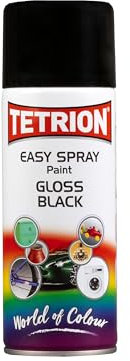 Tetrosyl Easy Spray Paint Black Gloss