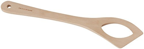 Fackelmann Cucchiaio forato per risotti, utensile da cucina resistente ideale per preparare e mescolare riso, materiale legno di faggio, dimensioni 32 cm
