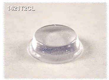 Hammond Electronics 1421T2CL GerätefuÃÃŸ self-adhesive, rund Natur (ÃÂÂÂ x H) 12.7mm x 3.5mm 24St.
