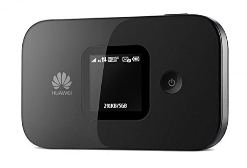 Huawei E5577 noir 4G LTE 150 mégabit/s Modem Hotspot WiFi USB, Batterie 1.500 mAh, 2 x TS9