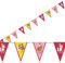 DH-Konzept/CARPETA Bibi & Tina Luftschlangenkette mit 10 Wimpeln für Kinderpartys und DH Blocksberg Deko Partykette Girlande Banner/für Kindergeburtstag im Set