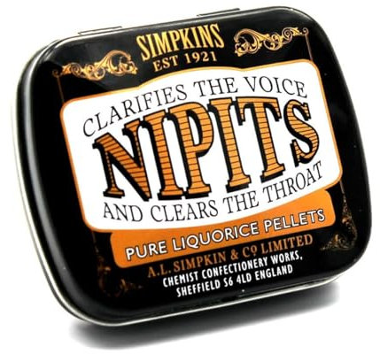 Simpkins Nipits Liquorice Pellets 18 x Pocket-Sized Tins