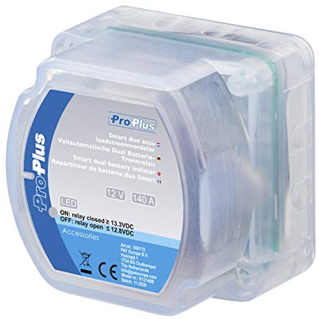 ProPlus 550172 Répartiteur de Batterie Duo Smart, 12 V/140 A