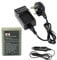 DSTE BLN-1 Replacement Li-ion Battery + Charger DC133U Compatible for Olympus BLN1, BCN-1 and Olympus OM-D E-M1, OM-D E-M5, PEN E-P5 Cameras