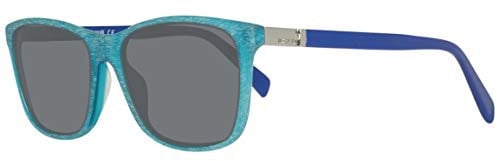 Just Cavalli JC730S 5586A Sunglasses JC730S 86A 55 Rechteckig Sonnenbrille 55, Türkis