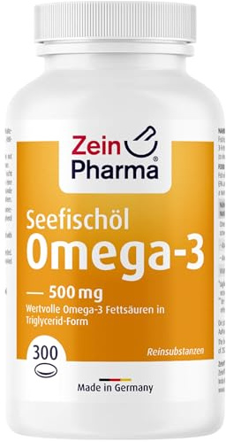 ZeinPharma Omega-3, 300 Kapseln, 1er Pack (1 x 200 g)