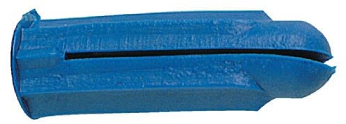 Crampon, Cheville SP 4/7, Boite de 100, Fixation dans Les matériaux Pleins (Ciment, béton) ou Creux (Briques Creuses, parois Minces, plafonds), Ailettes Anti Rotation, collerette Anti-enfoncement