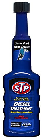 STP Diesel Treatment 200 ml, Keeps your Fuel System Clean, Enhances Fuel Economy, Mechanical Car Cleaning Products, Concentrated Cleaning Formula, Made in the UK, Black/Blue