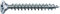 SPAX - Tornillo cincado claro, 4,5 x 45 mm, 500 Unidades