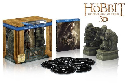 The Hobbit: The Desolation of Smaug Limited Edition with Book Ends (Blu-ray 3D + Blu-ray + DVD)