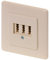 ZE-KOM TAE Dreifachdose: TAE 2 x 6/6 NF/F UP, perlweiß