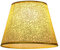 Eastlion 9.8inch E27/E14 PVC Lampenschirm Einfaches Leben Lampenschirme Für Tischlampe/Wandlampe,Gold