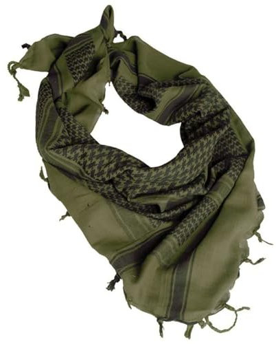 Mil-Tec Unisex Módní šála-12610000 Mode Schal, Oliv/Schwarz, Einheitsgröße EU